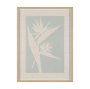 16032 - Verdant Silhouettes I by Hannah Dawson Hand Embelished Textured Framed Artwork Matted under Glass