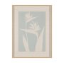 16033 - Verdant Silhouettes II by Hannah Dawson Hand Embelished Textured Framed Artwork Matted under Glass