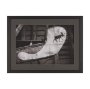 16034 - Moose Canoe by Deborah Revell Framed Art Print Matted under Glass