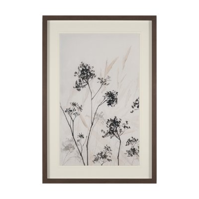 16042 - Meadow L by Mercana Studio Hand Embelished Textured Framed Artwork Matted under Glass