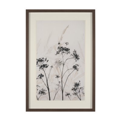 16043 - Meadow R by Mercana Studio Hand Embelished Textured Framed Artwork Matted under Glass