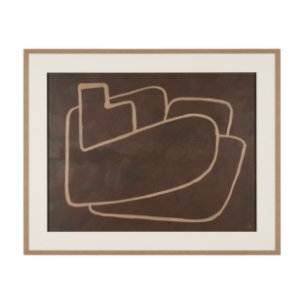 Fusion I by Mercana Studio Hand Embelished Textured Framed Artwork Matted under Glass