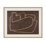 16044 - Fusion I by Mercana Studio Hand Embelished Textured Framed Artwork Matted under Glass