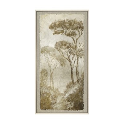 102737-FL - Timeless Vista III by Mercana Studio Hand-Embellished Textured Framed Canvas Artwork