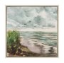 102741-FL - Beach View I by Mercana Studio Hand-Embellished Textured Framed Canvas Artwork
