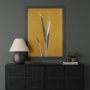 15379 - New Grasses 2 by Mary Margaret Briggs a Hand Embellished Textured Framed Art Print