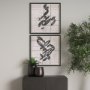 15182 - Papyrus Foliage II by Mercana Studio a Hand Embellished Textured Framed Art Print