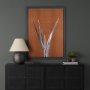 15378 - New Grasses 1  by Mary Margaret Briggs a Hand Embellished Textured Framed Art Print
