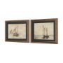 15980 - Timeless Voyage (Set of 2) by Mercana Studio Hand Embelished Framed Artwork Matted under Glass