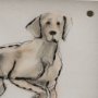 15991 - Playful Pup V by Mercana Studio Hand Embelished Framed Artwork Matted under Glass