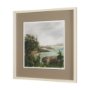 15997 - Shoreline Beauty IV by Mercana Studio Hand Embelished Framed Artwork Matted under Glass
