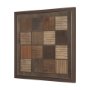 16000 - Timber Mosaic II by Mercana Studio Handmade Original Framed Artwork Matted