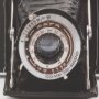 16014 - Camera by Deborah Revell Hand Embelished Framed Art Print Matted under Glass