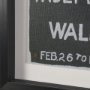 16023 - Ephemera Independent by The Vintage Collection Hand Embelished Text Frame Artwork Matted under Glass