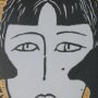 16023 - Ephemera Independent by The Vintage Collection Hand Embelished Text Frame Artwork Matted under Glass