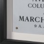 16024 - Ephemera Sculpture by The Vintage Collection Hand Embelished Text Framed Artwork Matted under Glass