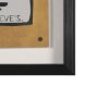 16025 - Ephemera Exhibition by The Vintage Collection Hand Embelished Text Framed Artwork Matted under Glass