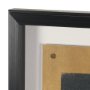 16025 - Ephemera Exhibition by The Vintage Collection Hand Embelished Text Framed Artwork Matted under Glass