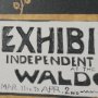 16025 - Ephemera Exhibition by The Vintage Collection Hand Embelished Text Framed Artwork Matted under Glass
