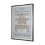 16028 - Ephemera Architecture by The Vintage Collection Hand Embelished Framed Artwork Matted under Glass