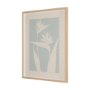 16033 - Verdant Silhouettes II by Hannah Dawson Hand Embelished Textured Framed Artwork Matted under Glass
