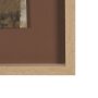 16036 - Textural Echo - Rust by Kristine Hegre Hand Embelished Textured Framed Artwork Matted under Glass