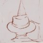 16037 - Hats by Mercana Studio Hand Embelished Framed Artwork Matted under Glass