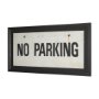 16041 - No Parking LG by Mercana Studio Hand Embelished Textured Framed Artwork Matted under Glass