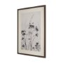 16043 - Meadow R by Mercana Studio Hand Embelished Textured Framed Artwork Matted under Glass