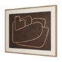 16044 - Fusion I by Mercana Studio Hand Embelished Textured Framed Artwork Matted under Glass