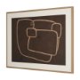 16045 - Fusion II by Mercana Studio Hand Embelished Textured Framed Artwork Matted under Glass