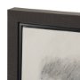 102728-FS - Message I by Mercana Studio Hand-Embellished Textured Framed Canvas Artwork