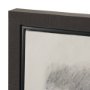 102729-FS - Message II by Mercana Studio Hand-Embellished Textured Framed Canvas Artwork