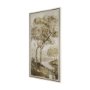 102738-FL - Timeless Vista IV by Mercana Studio Hand-Embellished Textured Framed Canvas Artwork