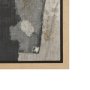 102749-FL - Textural Echo - Ash by Kristine Hegre Hand-Embellished Textured Framed Canvas Artwork