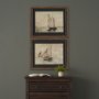 15980 - Timeless Voyage (Set of 2) by Mercana Studio Hand Embelished Framed Artwork Matted under Glass