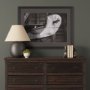 16034 - Moose Canoe by Deborah Revell Framed Art Print Matted under Glass