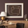 16045 - Fusion II by Mercana Studio Hand Embelished Textured Framed Artwork Matted under Glass