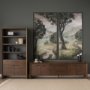 102743-FL - Silent Forest I by Mercana Studio Hand-Embellished Textured Framed Canvas Artwork