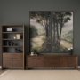 102745-FL - Silent Forest III by Mercana Studio Hand-Embellished Textured Framed Canvas Artwork