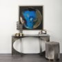 13037 - Blue Planet by Barbara Mercado a Framed Art Print Matted under Glass