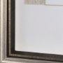 14099 - MENU I by Mercana Studio a Hand Embellished Textured Framed Art Print Matted under Glass