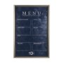 14100 - MENU II by Mercana Studio a Hand Embellished Textured Framed Art Print Matted under Glass