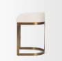 69452V - Hollyfield II Cream Fabric Seat W/ Gold Metal Base Counter Stool