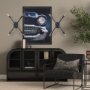 68269 - Xendi 4x25 Black Toned Metal Sputnik Wall Sconce 