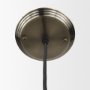 65392 - Hines I 4x8 Antiqued-Brass Metal Cage Pendant Light 