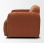 71197 - Saga Stonewashed Rust Chenille Fabric Upholstered Chair