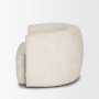 71199 - Kornelia Soft Oatmeal Fabric Barrel Accent Chair
