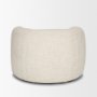 71199 - Kornelia Soft Oatmeal Fabric Barrel Accent Chair