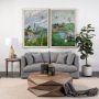 15117 - Illinois Go USA (XL) by Mercana Studio a Hand Embellished Decograph Framed Art Print under Glass